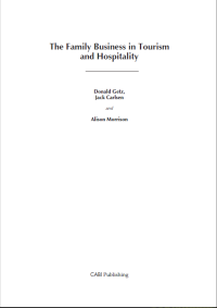 Image of E-BOOK : THE FAMILY BUSINESS IN TOURISM AND HOSPITALITY
