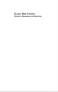 Image of E-BOOK : GLOBAL WINE TOURISM : RESEARCH, MANAGEMENT AND MARKETING