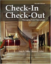 Image of CHECK-IN CHECK-OUT MANAGING HOTEL OPERATIONS Seventh Edition