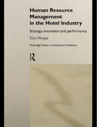 Image of E-BOOK : HUMAN RESOURCE MANAGEMENT IN THE HOTEL - Strategy, innovation and performance
