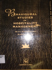 Image of BEHAVIOURAL STUDIES IN HOSPITALITY MANAGEMENT