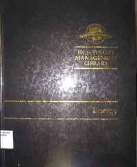 Image of HOSPITALITY MANAGEMENT LIBRARY : ENERGY