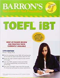 Image of BARRON'S THE LEADER IN TEST PREPARATION : TOEFL IBT
