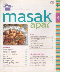 Image of MASAK APA? TRIK PADU PADAN RESEP-RESEP LEZAT & TERUJI